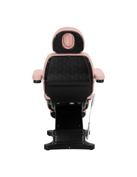 Elektryczny fotel kosmetyczny SILLON CLASSIC 3 silniki różowo czarny 