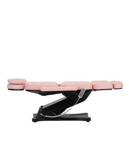Elektryczny fotel kosmetyczny SILLON CLASSIC 3 silniki różowo czarny 