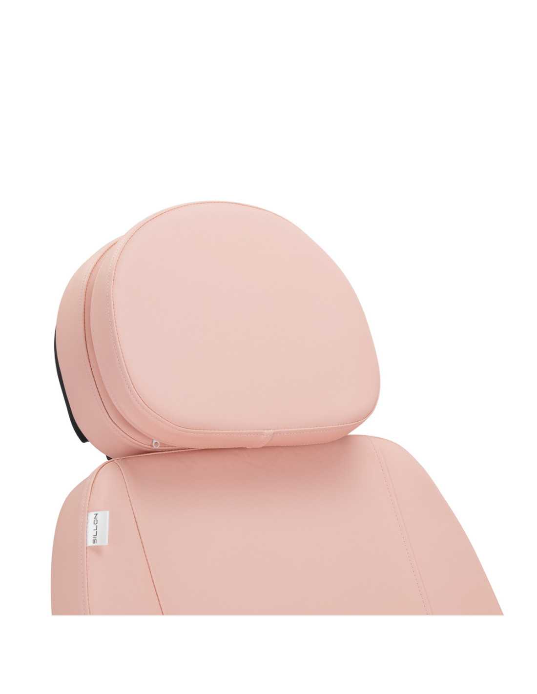 Elektryczny fotel kosmetyczny SILLON CLASSIC 3 silniki różowo czarny 