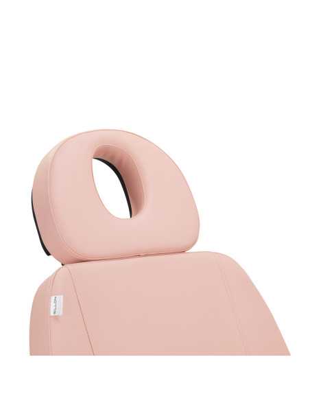 Elektryczny fotel kosmetyczny SILLON CLASSIC 3 silniki różowo czarny 