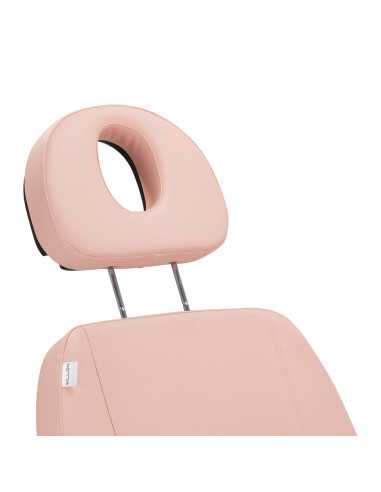 Elektryczny fotel kosmetyczny SILLON CLASSIC 3 silniki różowo czarny 