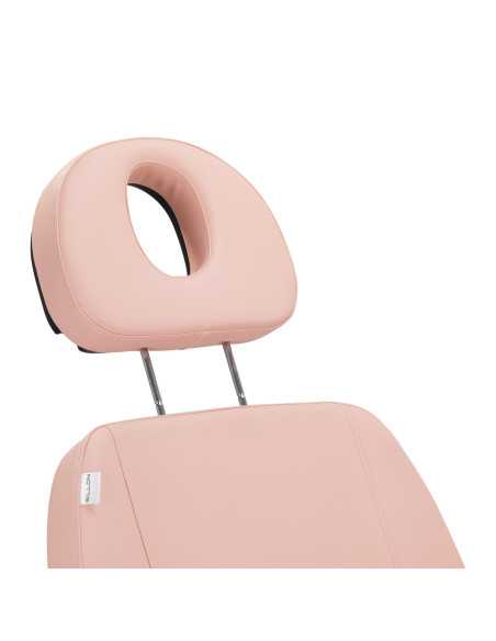 Elektryczny fotel kosmetyczny SILLON CLASSIC 3 silniki różowo czarny 