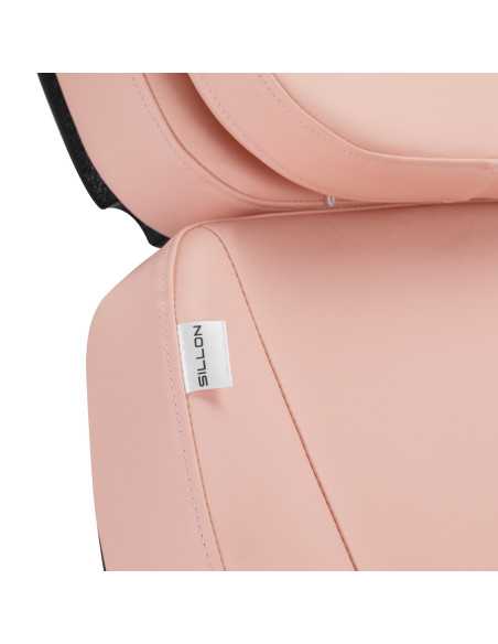 Elektryczny fotel kosmetyczny SILLON CLASSIC 3 silniki różowo czarny 
