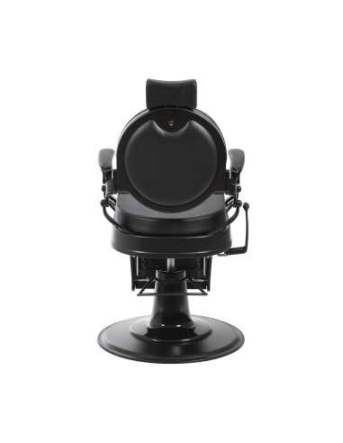 Poltrona da barbiere Florence Full Black: design integrale e prestazioni professionali