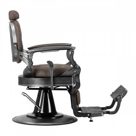 Silla de barbero Luxor vintage marrón 