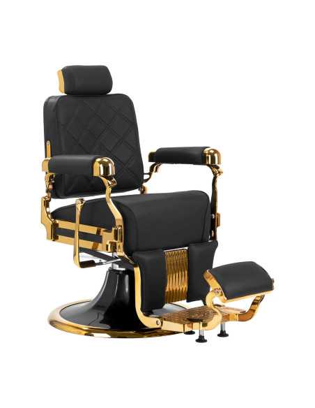 Cadeira de barbeiro Royal Prestige Gold-Black 