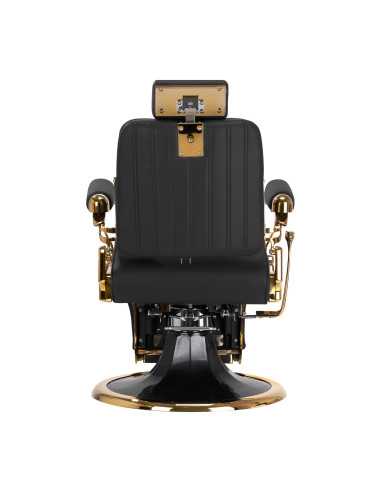 Poltrona da barbiere Royal Prestige GOLD-BLACK: lusso, comfort e controllo totale
