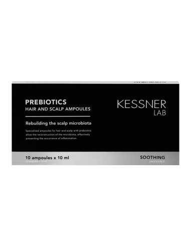 KESSNER LAB Prebiotyczne ampułki do skóry głowy i włosów - 10 x 10 ml 