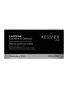 KESSNER LAB Ampoules de Caféine pour Cuir Chevelu et Cheveux - 10 x 10 ml  2