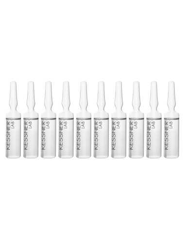 Coffret d'Ampoules Kessner Lab cheveux Hydratant Probiotique Caféine 
