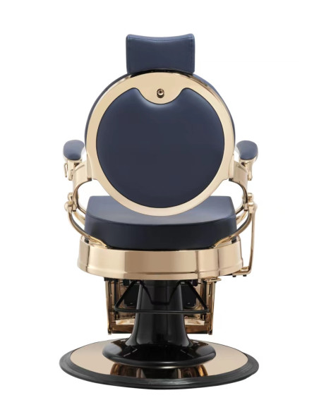 Florence blue gold barber chair 