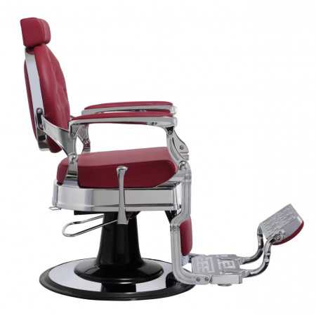 Fauteuil barbier florence rouge 