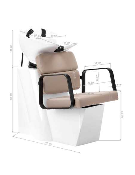 Bac A Porto champú para el cabello negro y beige 