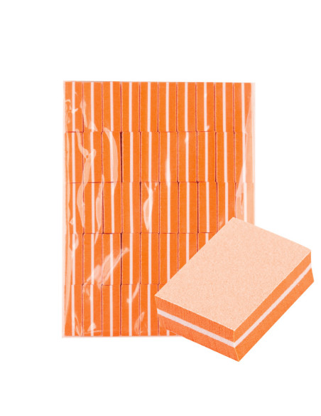 Ocho Nails Mini block pomarańczowy 50 szt. 