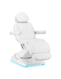 Elektryczny fotel kosmetyczny SILLON Luxury 3 silniki biły 