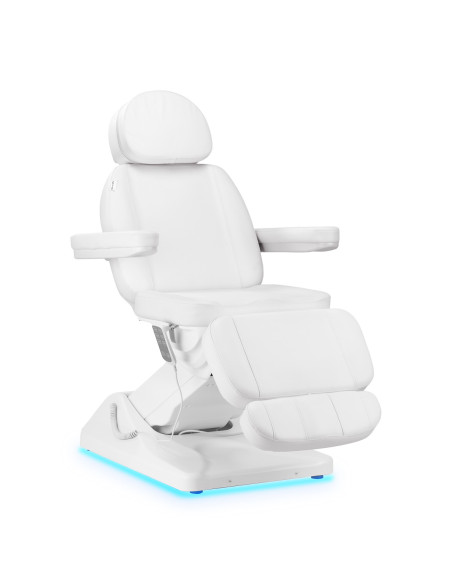 Elektryczny fotel kosmetyczny SILLON Luxury 3 silniki biły 