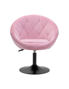 4Rico fotel obrotowy QS-BL12B axamit roze  2