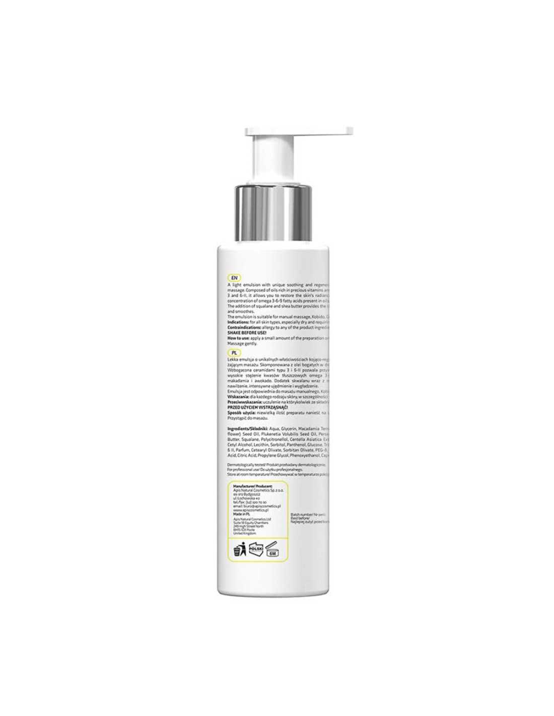 Apis CERAMIDE REPAIR Olejkowa emulsja do masażu twarzy z ceramidami 150 ml 