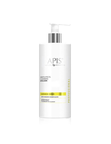 Apis CERAMIDE REPAIR Łagodna emulsja do mycia twarzy z ceramidami i beta glukanem 500 ml  
