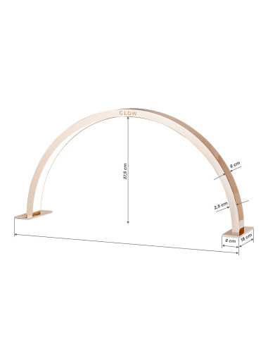 Lampe manucure GLOW ARCHE II ZŁOTA MIEDŹ 