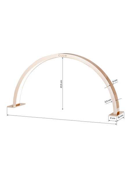 Lampe manucure GLOW ARCHE II ZŁOTA MIEDŹ 