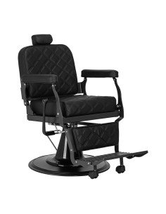Poltrona da Barbiere Professionale Eleganzo Nera Extra
