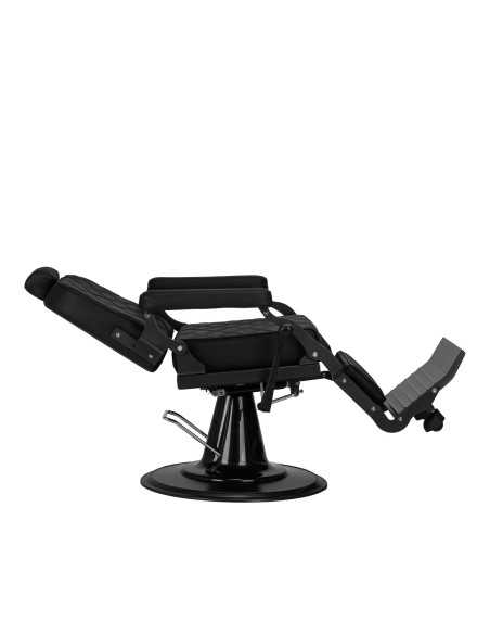 Sillón de barbero profesional Eleganzo negro Extra