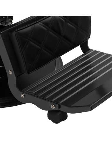 Poltrona da barbiere professionale Eleganzo Black Extra