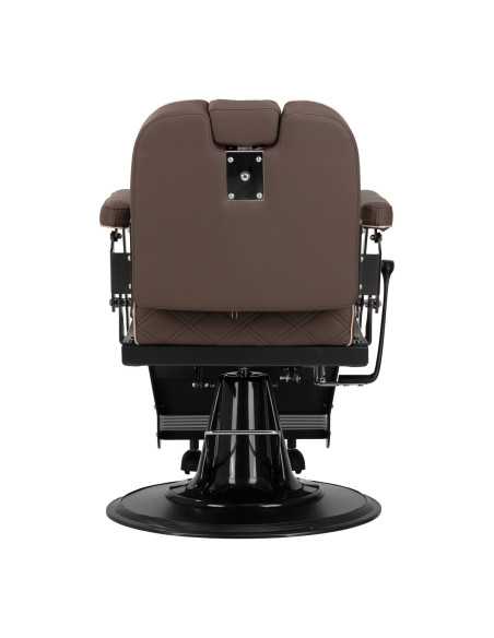 Poltrona de barbeiro marrom Eleganzo 