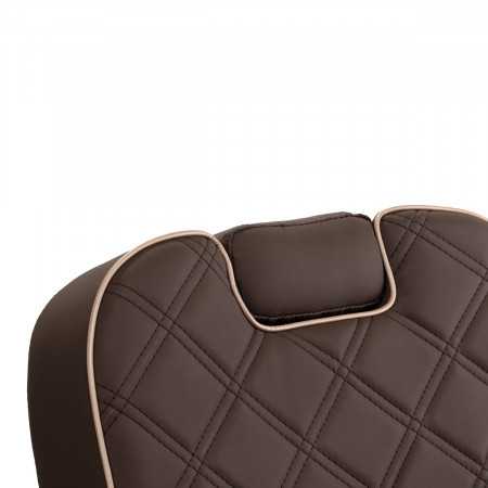 Fauteuil Barbier Eleganzo marron 