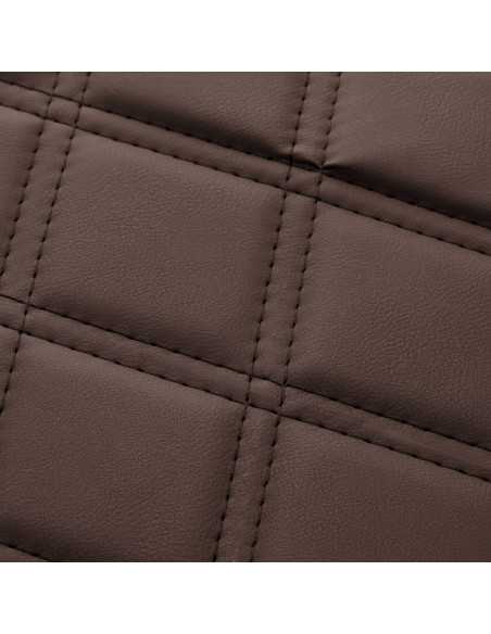 Poltrona de barbeiro marrom Eleganzo 
