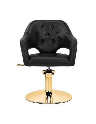 Prestigio Kappersstoel Zwart & Goud 
