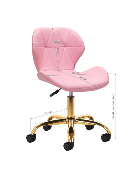 Kosmetikhocker Elegancia Rose 