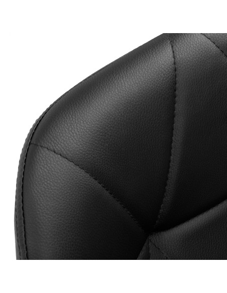 Elegancia zwarte cosmetische kruk 