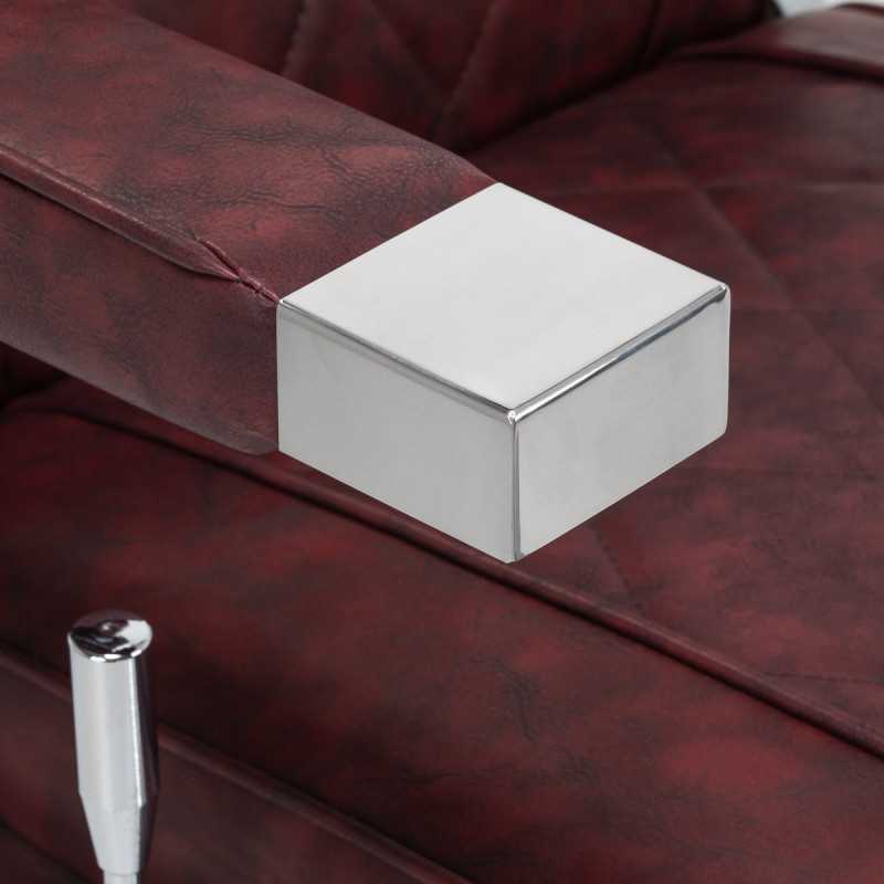 Barbierstuhl LuxeMaster Bordeaux 880 Armlehnenzoom