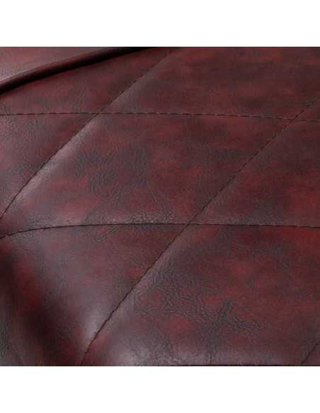 Cadeira de Barbeiro LuxeMaster Bordeau 880 com detalhes de costuras