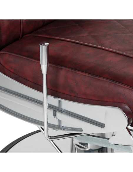 Cadeira de Barbeiro LuxeMaster Bordeau 880 com alavanca de inclinação