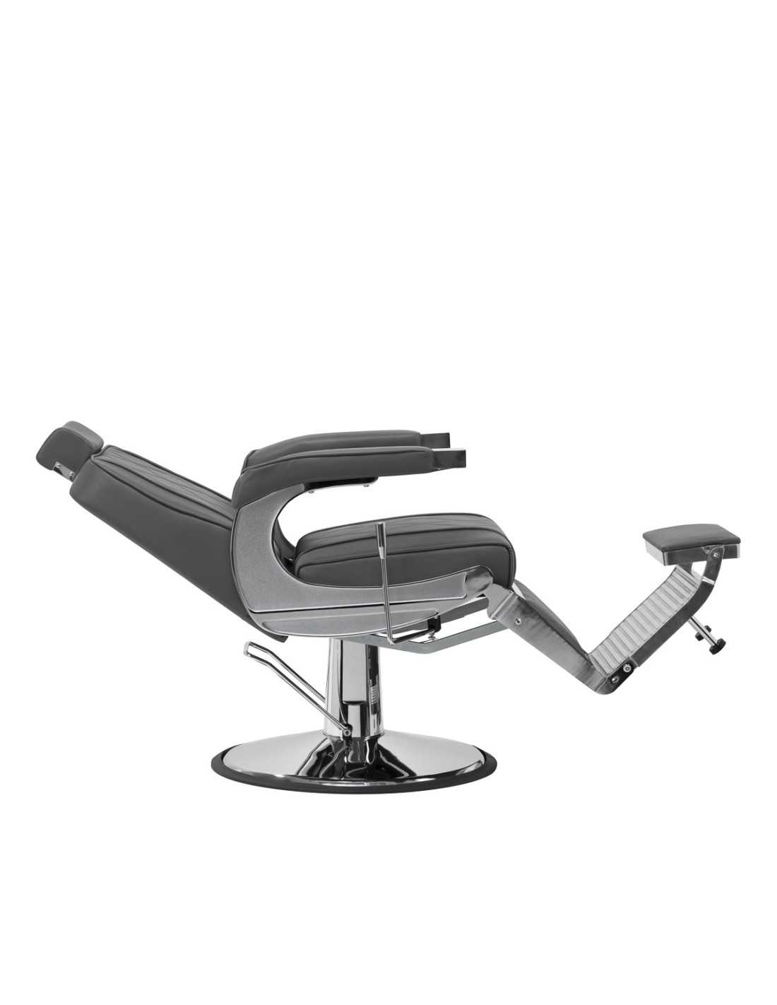 Diamond Steel Grey Barber chair – Modern Design & Professional Ergonomics 