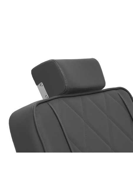 LuxeMaster gray barber chair 880 headrest