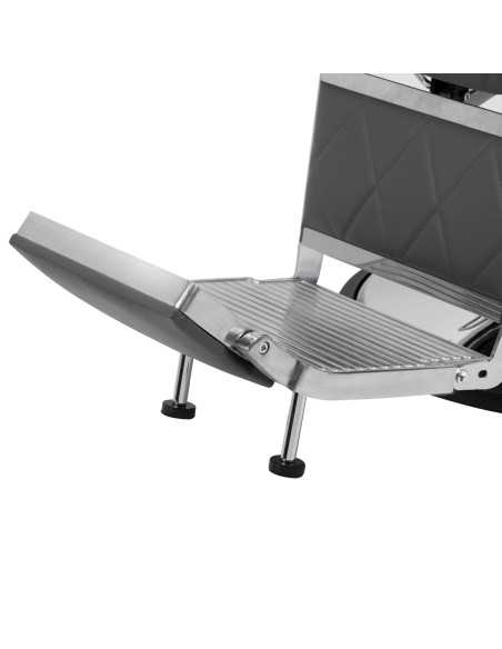 Barbierstuhl LuxeMaster grau 880 Ansicht Zoom Fußstütze