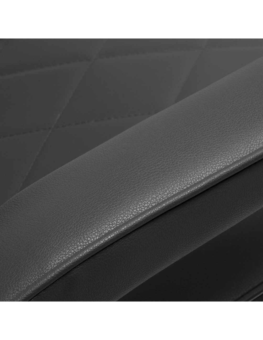 Cadeira de barbeiro Diamond Steel Grey – Design moderno e ergonomia profissional