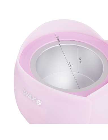Podgrzewacz do wosku iWax Flower Rose 40W 450ml zobacz wymiary metalowy pojemnik na wosk
