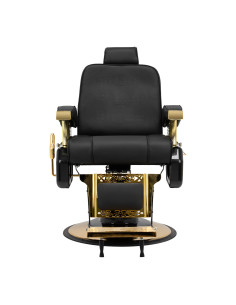 Sillón de barbero Majestic Gold negro 2