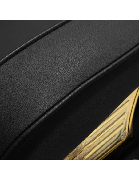 Majestic Gold Kappersstoel zwart zoom couture