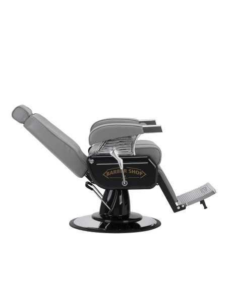 Fauteuil de Barbier Majestic silver gris vue incliné