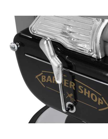 Majestic silver gray barber chair zoom view mevier tilt