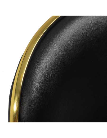 Elegance Pro Lux kruk zwart goud goud zoomweergave