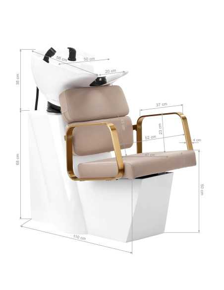 Gabbiano kapperswasstraat Porto goud en beige
