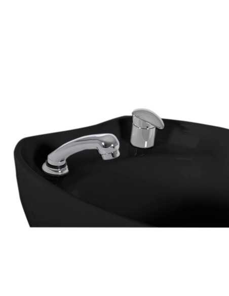 Black ceramic shampoo basin v2