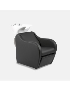 Lavatório de shampoo de cerâmica branca v2